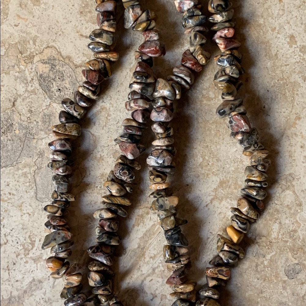 Semi-Precious Stone Chip Necklace